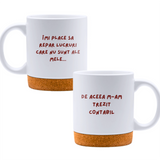 De aceea am devenit contabil - Cană albă - cana cu pluta
