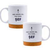 Așa arată cel mai cool șef - Cană albă - cana cu pluta